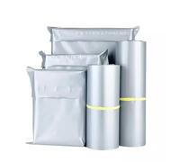 WEKONUMEX Borse per pacchi, 50 Buste postali in polietilene Grigio Argento di Diverse Dimensioni(32x42cm 50pcs)