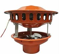 WEKONUMEX Cappello per Camino, Cappa di Ventilazione for Un Migliore Controllo di Correnti d'Aria e Fumo - Potente 80W/100W/120W(120W)