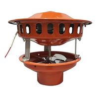 WEKONUMEX Cappello per Camino, Ventilatore di Scarico for Camino - Potente Ventilazione del Tetto for Riscaldamento di caminetti e stufe(80w)