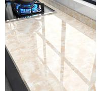 WEKONUMEX Carta di Contatto in Marmo, Controsoffitti del Bagno della Cucina autoadesivi Resistenti al Calore con Rivestimento in Vinile in Marmo, Dimensioni Multiple(Style 18,80cm*3m)