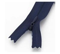 WEKONUMEX Cerniera di Ricambio per Cucito, Confezione da 5 Cerniere A Spirale in Nylon Invisibili A Due Vie, Multicolori, 18-60 cm, for Cucito Artigianale(Dark Blue,30cm)