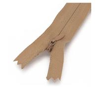 WEKONUMEX Cerniera di Ricambio per Cucito, Confezione da 5 Cerniere A Spirale in Nylon Invisibili A Due Vie, Multicolori, 18-60 cm, for Cucito Artigianale(Khaki,60cm)