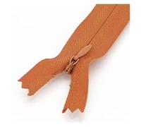 WEKONUMEX Cerniera di Ricambio per Cucito, Confezione da 5 Cerniere A Spirale in Nylon Invisibili A Due Vie, Multicolori, 18-60 cm, for Cucito Artigianale(Yellow Brown,30cm)