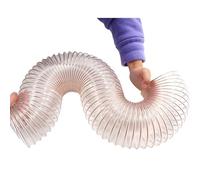 WEKONUMEX Condotto in Poliuretano PU, Tubi Flessibili for Vuoto Trasparenti e Resistenti alle forature for sistemi di aspirazione della Polvere(Dia-1.0 inch(25mm))