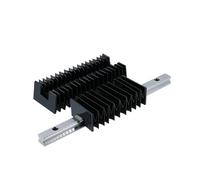 WEKONUMEX Copertura a Soffietto per Guide lineari, Soffietto parapolvere con Guida lineare for Macchine CNC di Dimensioni Multiple Serie HGR HGH HGW(Hgr20,Custom Length)