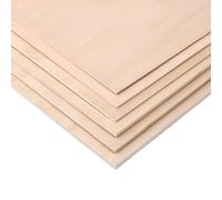 WEKONUMEX Fogli di Legno Non finiti di Tiglio da 9 mm
