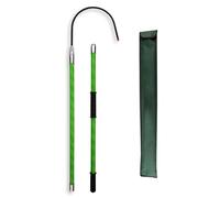 WEKONUMEX Gancio di salvataggio isolato ad alta tensione, Palo di salvataggio con gancio isolato ad alta tensione retrattile for emergenze multicolore di diverse dimensioni(Green,1.5m/4.9ft)