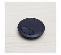 WEKONUMEX Gommini da Tavolo per scrivania, 5 PZ/Lotto 60mm a 50mm Computer Scrivania Tavolo Passacavo Porta Filo Copertura Foro(Black,50mm)