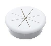 WEKONUMEX Gommini da Tavolo per scrivania, 5pz 50/60MM Porta di Uscita della Linea Scatola di Filettatura Coperchio del Passaggio dei Cavi Scatola for Ufficio Organizzatore for Cavi(A White 60mm)