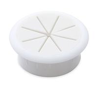 WEKONUMEX Gommini da Tavolo per scrivania, 5pz 50/60MM Porta di Uscita della Linea Scatola di Filettatura Coperchio del Passaggio dei Cavi Scatola for Ufficio Organizzatore for Cavi(A White 50mm)