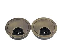 WEKONUMEX Gommini da Tavolo per scrivania, Porta di Uscita del Filo Computer PC Supporto Linea da 50 a 80 mm(Bronze,53mm)