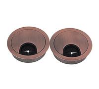 WEKONUMEX Gommini da Tavolo per scrivania, Porta di Uscita del Filo Computer PC Supporto Linea da 50 a 80 mm(Red Bronze,60mm)