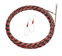WEKONUMEX manovra del Cavo, Tiracavi elettrici da 5 mm, tiracavi a Nastro, Kit di Utensili for Costruzione con infilacavo a 3 Fili for pareti Passanti(Gold,5mm x 30m)