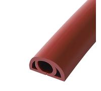 WEKONUMEX Mini canalizzazioni per Cavi, Canalina portacavi Multicolore di Varie Dimensioni, 2 Metri(Red,2#)