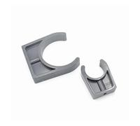 WEKONUMEX Morsetti per Tubi in plastica, Morsetto di Supporto for Tubo di Alimentazione idrica in UPVC Grigio, Diverse Dimensioni(25mm)