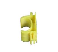 WEKONUMEX Morsetti per Tubi in plastica, Staffa di Supporto for Morsetto for Tubo in PVC, Confezione da 10, Multicolore, 4 Misure(20mm Yellow)