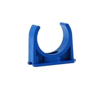 WEKONUMEX Morsetti per Tubi in plastica, Supporto for Morsetto for Tubo in PVC Multicolore a U for Tubi da 20-110 mm, Confezione da 5(Blu,32MM)