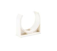 WEKONUMEX Morsetti per Tubi in plastica, Supporto for Morsetto for Tubo in PVC Multicolore a U for Tubi da 20-110 mm, Confezione da 5(Wit,110MM)