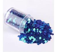 WEKONUMEX Paillettes per l'artigianato Cucito, Paillettes sciolte Multicolore da 2 a 6 mm, Confezione da 5 for Accessori Fai da Te(AB Dark Blue,2mm 1box)
