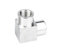 WEKONUMEX Raccordi a Barra per Tubi Flessibili, Raccordo a T con Filettatura Femmina NPT da 1/8-1/2 Pollici in Acciaio Inossidabile 304(Elbow Female,1/8Inch)