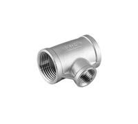 WEKONUMEX Raccordi a Barra per Tubi Flessibili, Raccordo di riduzione a T in Acciaio Inossidabile da 1/4 a 2 Pollici BSP for Tubi di Diverse Dimensioni(DN15-DN8)