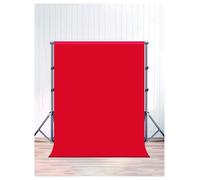 WEKONUMEX Sfondi per Fotografia, Kit Schermo Verde Portatile Antirughe Multicolore in 2 Misure for Lo Streaming Fotografico in Studio(Red,300x300cm/9.8x9.8ft)