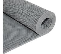 WEKONUMEX Tappetino di drenaggio in PVC, Tappetino drenante Antiscivolo in PVC a Rete Cava for Interni ed Esterni Multicolore, Diverse Misure(Grey,90cm x 200cm)