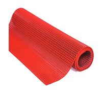 WEKONUMEX Tappetino di drenaggio in PVC, Tappetino drenante in Rete di PVC Rosso, Diverse Misure(0.9mx5m)