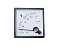 WEKONUMEX Voltmetro analogico da Pannello, 1 pz SQ-72-100% 10 V 4-20 mA Misuratore di Percentuale Amperometro Voltmetro(0 to100 4-20mA)