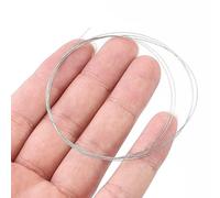 WEKOW 1PCS 0.1-0.5mm X 1m Lama Per Sega A Filo Diamantata Adatta Al Taglio Di Fili Di Giada, Ambra E Cera D'api (0.25mm)