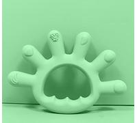 WEKOW 1PCS Barretta Da Dentizione Con Sei Dita In Silicone (verde)