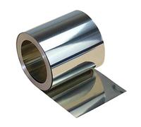 WEKOW 1PCS Lunghezza 1 M, Larghezza 100 Mm, Spessore 0,01/0,02/0,03/0,04/0,05/0,06/0,07/0,08/0,1 Mm 304 Lamiera Di Acciaio Inossidabile Striscia Pelle (0.01mm)