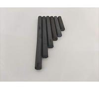 WEKOW 6PCS Diametro 10mm × Lunghezza 50/70/80/100/120 / 140mm Manganese-zinco Ferrite Barra Magnetica Barra Per Saldatura Asta Per Induzione Asta Per Radio Ad Alta Frequenza Barra (10×50mm)