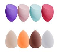Wekuw 8 Pezzi Spugnette Trucco Make Up Spugnetta Fondotinta Spugnetta Cipria Set Spugnette Make Up Blender Make Up Set Trucchi Adatto a Tutti I Tipi di Pelle per Creare un Trucco Perfetto