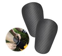 Wekuw Mini Parastinchi Calcio, 2 Pezzi Strisce Mini Parastinchi da Calcios Extra Parastinchi Piccoli Calcio 8x5cm Equipaggiamento Protettivo per Uomini, Donne, Bambini, Ragazzi, Ragazze(Nero)