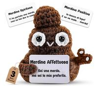 WELCOMAT Merdina Affettuosa, Popo Positiva, Regalo Amica, Regali per Amici, Colleghi, Famiglia, Positive Potato, Gadget Ufficio, Mani Magnetiche, 3 Biglietti Interscambiabili