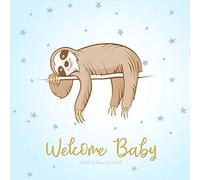 Welcome Baby: Sloth Baby Shower Guest Book