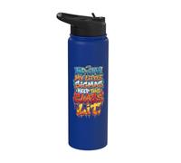 Welcome Back Little Sigmas let's make this school year lit Stainless Steel Insulated Water Bottle