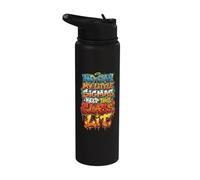 Welcome Back Little Sigmas let's make this school year lit Stainless Steel Insulated Water Bottle
