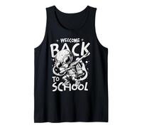 Welcome Back To School Alien Dab Illustration Cool Student Canotta