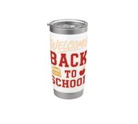 Welcome Back to School Bus Driver First Day Of School Bicchiere termico in acciaio inox doppia parete