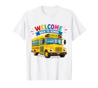 Welcome Back To School Bus Magliette Maglietta