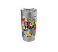 Welcome Back To School Cute School Supplies Teacher Bicchiere termico in acciaio inox doppia parete