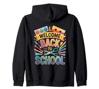 Welcome Back to School Felpa con Cappuccio