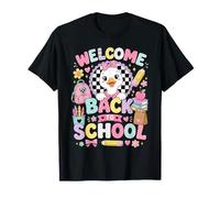 Welcome Back To School Goose Supplies Teacher Classroom Maglietta