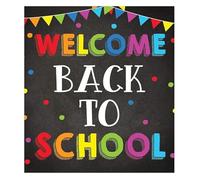 Welcome Back To School Motivational Quotes Poster Wall Art For Classroom Homeschool Teacher Decor(Unframed,08x12inch(20x30cm))