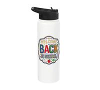 Welcome Back to School Stainless Steel Insulated Water Bottle