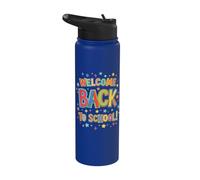Welcome Back to School Stainless Steel Insulated Water Bottle