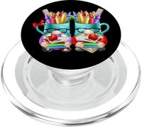 Welcome Back To School Teacher With Funny School Kids Gnomes PopSockets PopGrip per MagSafe