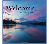 Welcome Guestbook:: Welcome and thanks for visiting. Vistor guest book for Airbnb, VRBO, Bed and Breakfast so guest can share their experiences and leave notes for future visitators.